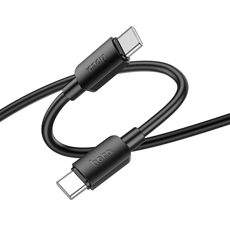 USB-C adat- és töltőkábel - USB-C HOCO HOCO X96, 60W, 1m, Fekete