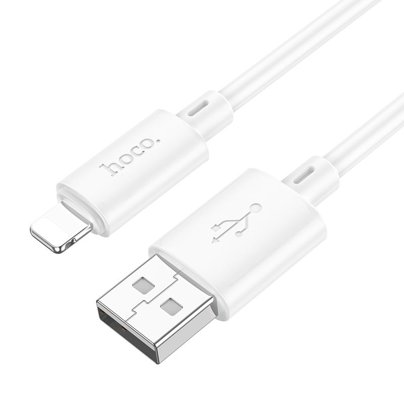 HOCO X88 USB-A - Lightning adat- és töltőkábel HOCO X88, 18W, 1m, Fehér
