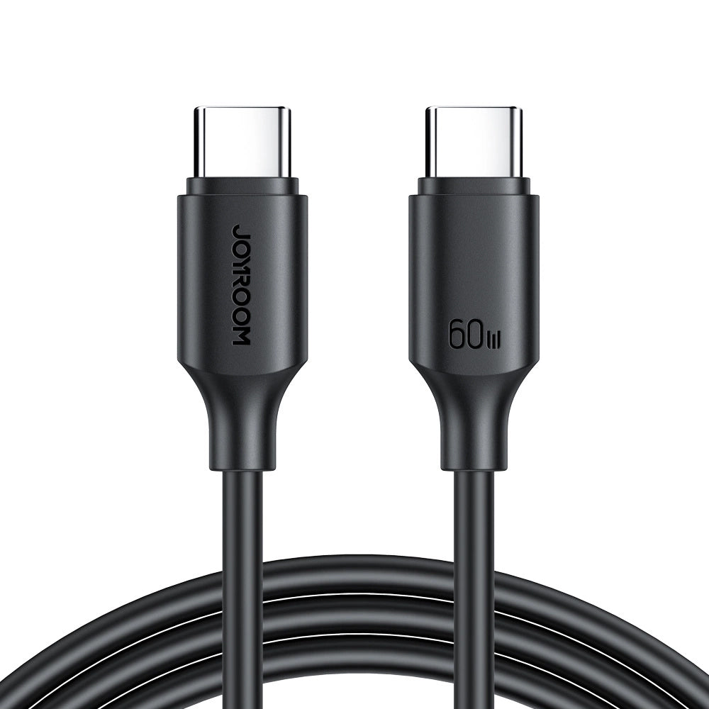 USB-C - USB-C adat- és töltőkábel Joyroom S-A9, 60W, 1m, Fekete