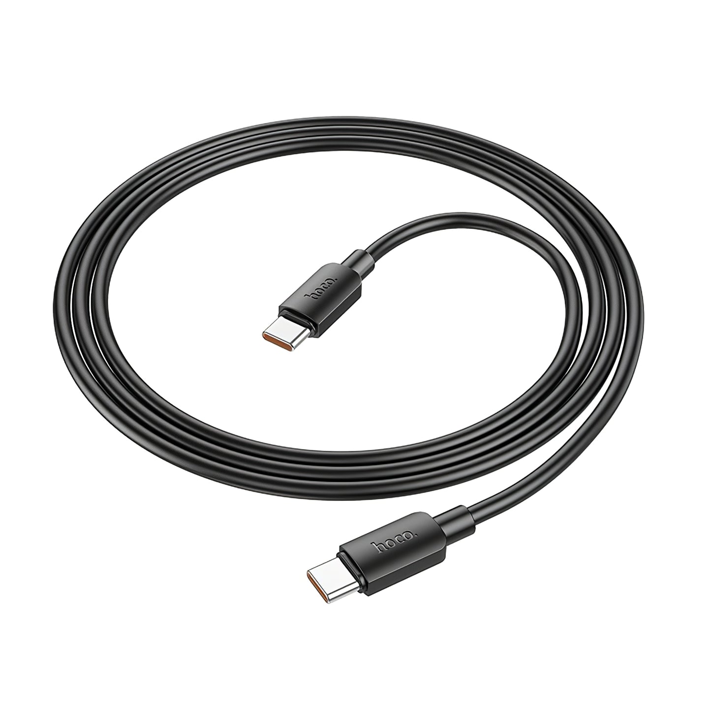 USB-C - USB-C HOCO X96 adat- és töltőkábel, 100W, 1m, Fekete