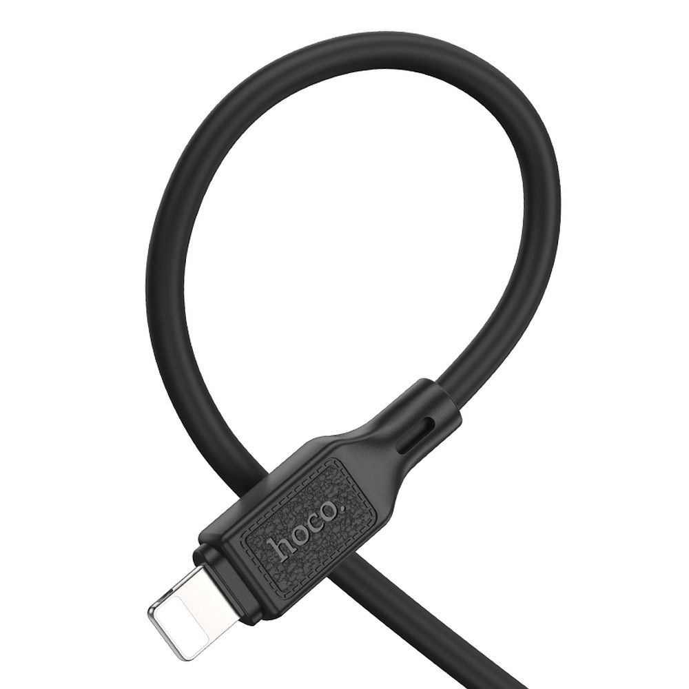 USB-A - Lightning HOCO X90 adat- és töltőkábel, 18W, 1m, Fekete