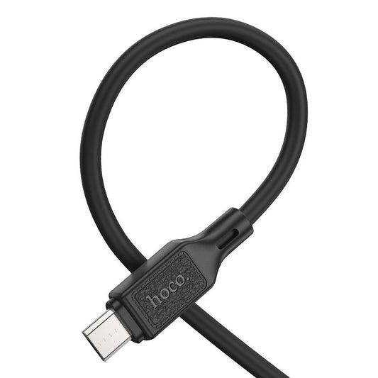 Adat- és töltőkábel USB-A - microUSB HOCO X90, 18W, 1m, Fekete