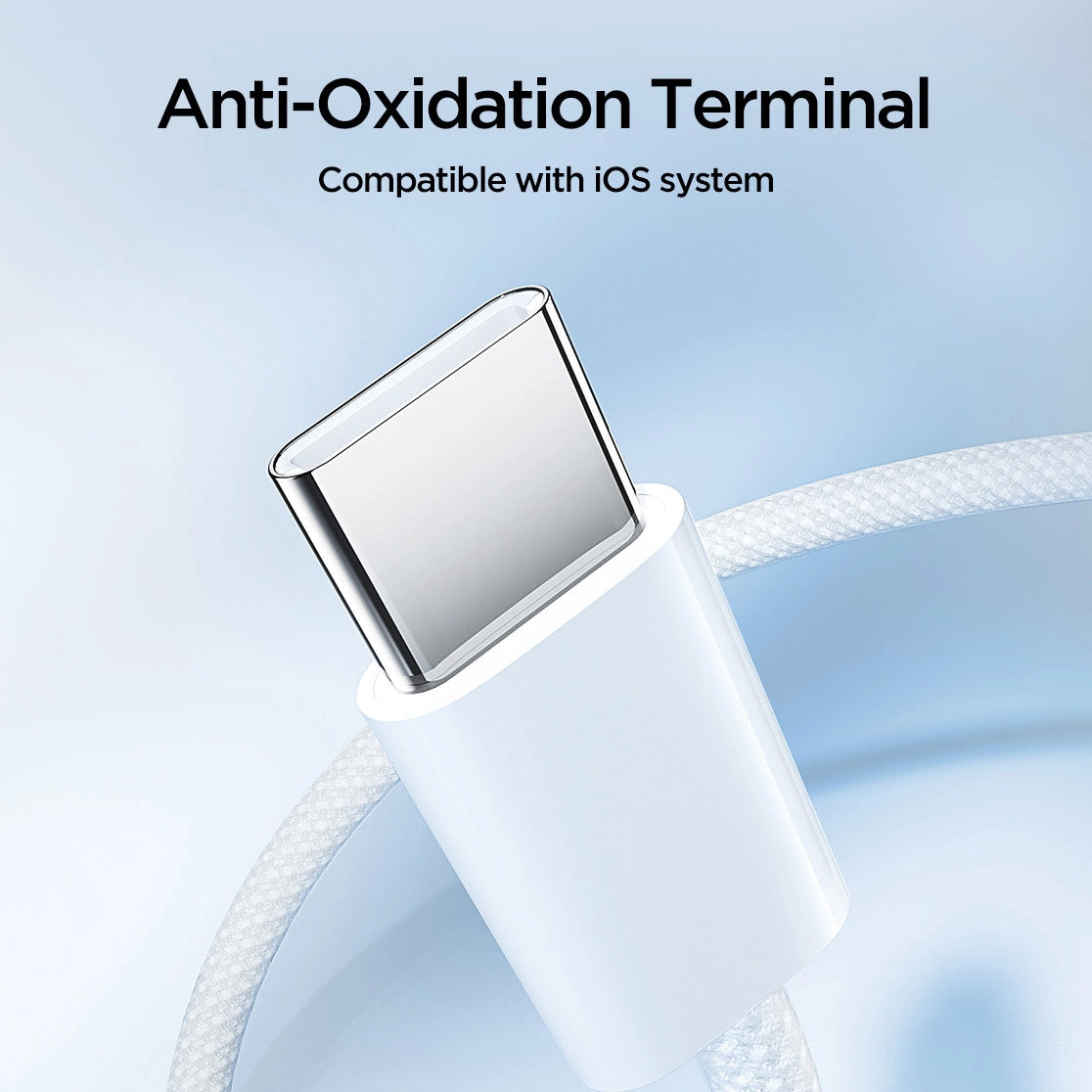 USB-C adat- és töltőkábel - USB-C Joyroom S-A45, 60W, 1m, fehér