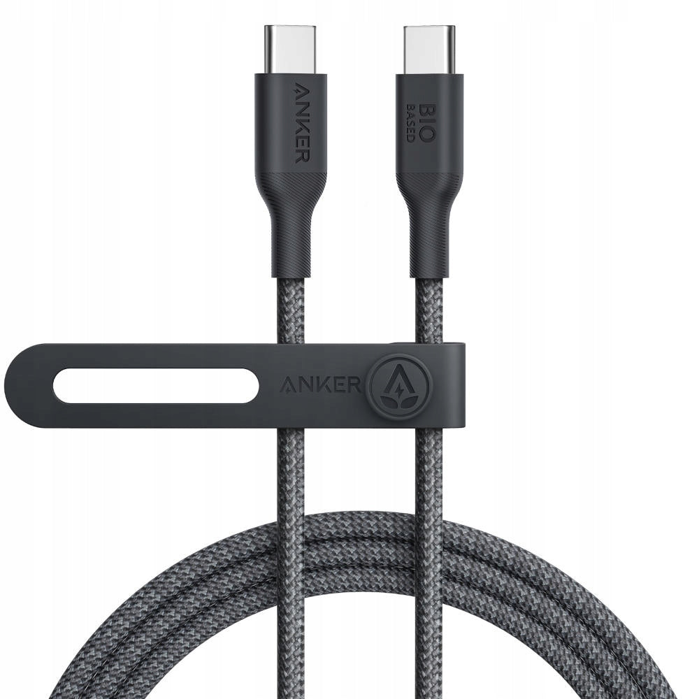 USB-C - USB-C Anker 544 adat- és töltőkábel, 140W, 1.8m, Fekete A80F6H11