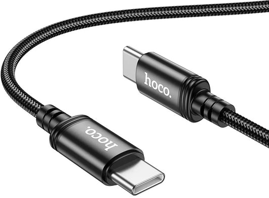 USB-C - USB-C HOCO X89 adat- és töltőkábel, 60W, 2m, Fekete