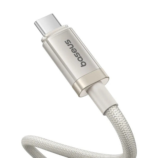 USB-C - USB-C Baseus Titanium adat- és töltőkábel, 100W, 1m, Ezüst P10378100G21-00
