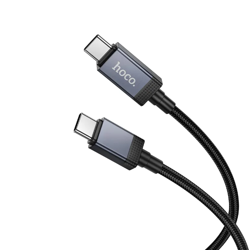 USB-C - USB-C HOCO X118 Display adat- és töltőkábel, 60W, 1m, Fekete