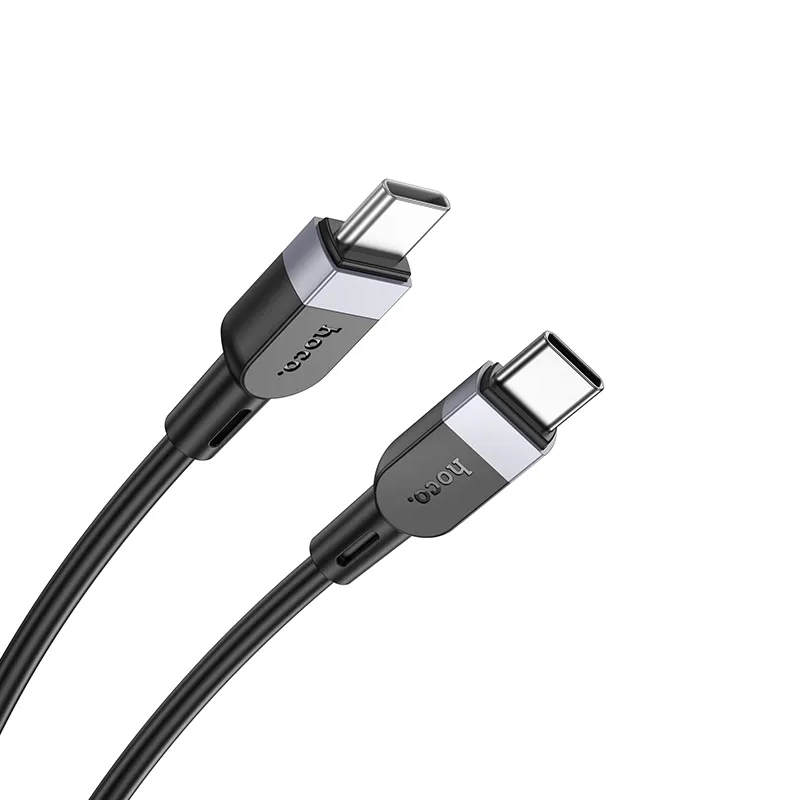 USB-C - USB-C HOCO X109 adat- és töltőkábel, 60W, 1m, Fekete