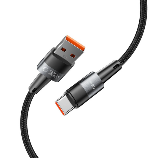 USB-A to USB-C Data and Charging Cable Tech-Protect Ultraboost, 66W, 0.5m, Gray