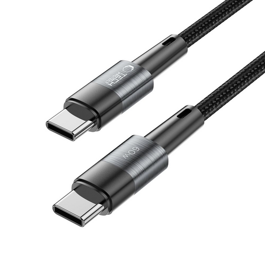 USB-C adat- és töltőkábel - USB-C Tech-Protect Ultraboost, 60W, 1m, Szürke