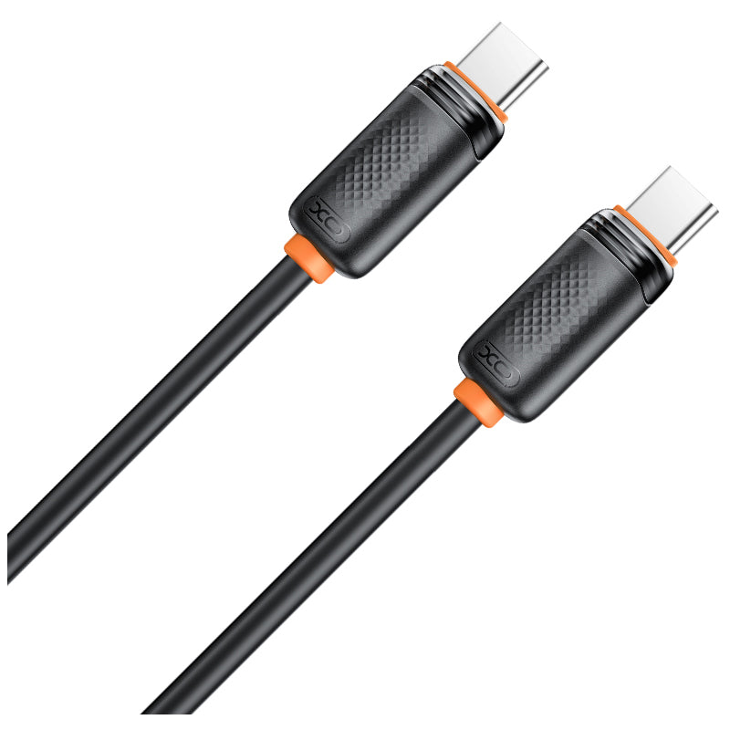 USB-C adat- és töltőkábel - USB-C XO Design NB-Q302B, 60W, 1m, Fekete