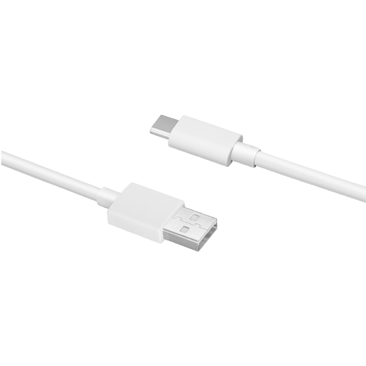 Adat- és töltőkábel USB-A - USB-C Oppo DL129, 1m, Fehér 611602000006