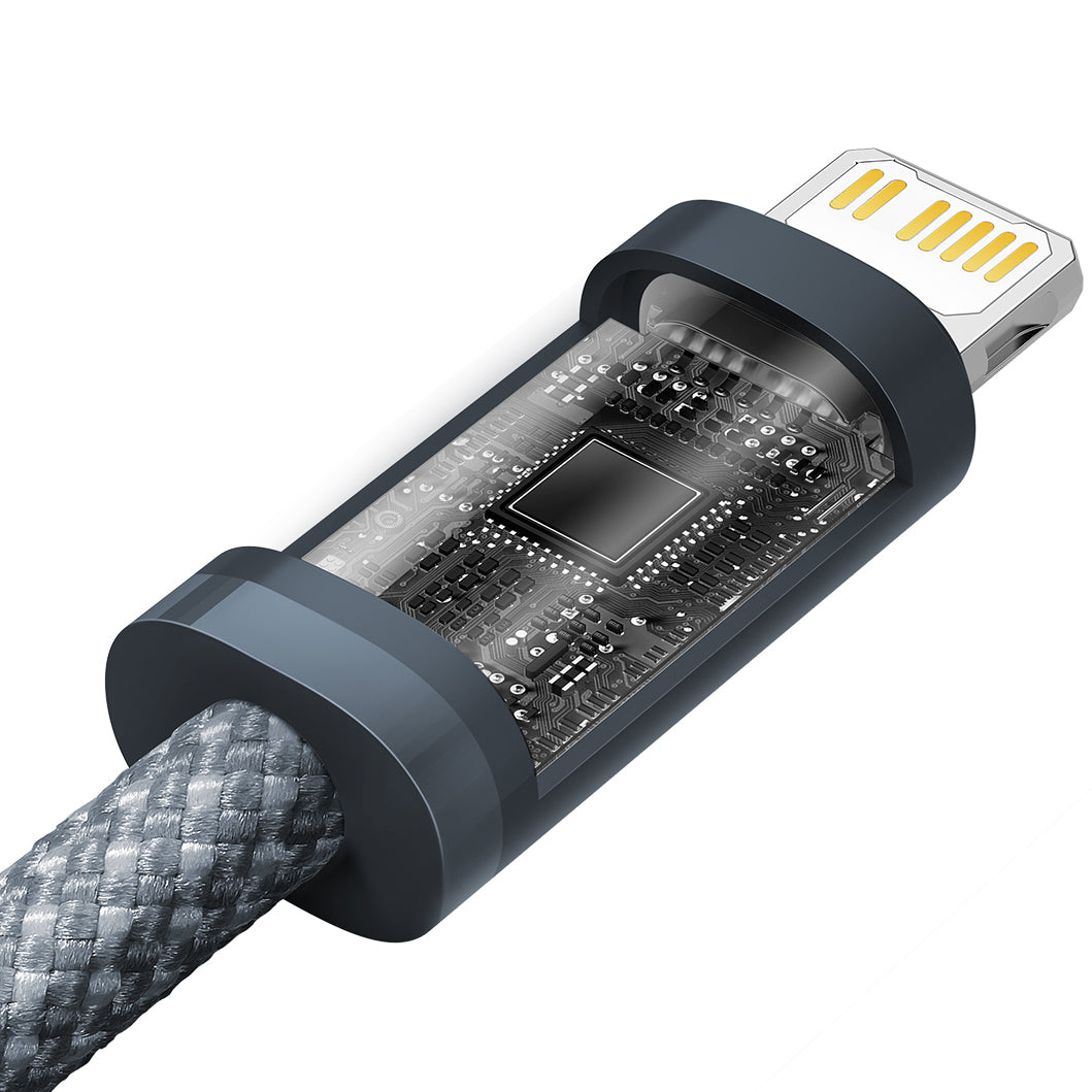 USB-C - Lightning Baseus Dynamic Series adat- és töltőkábel, 20W, 1m, szürke CALD000016