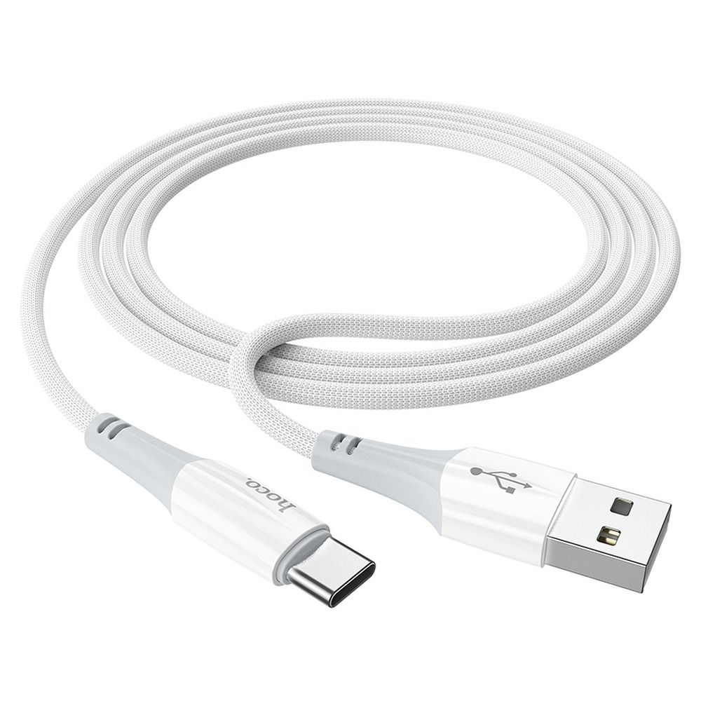 USB-A - USB-C HOCO X70 adat- és töltőkábel, 18W, 1m, Fehér