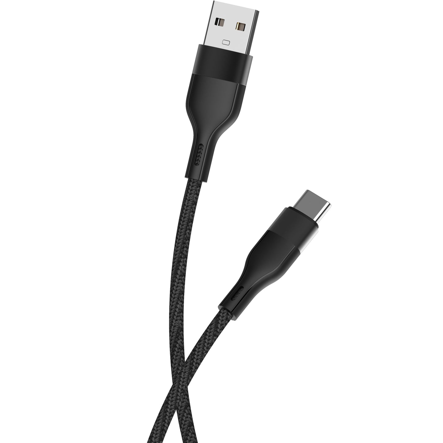 USB-A-ból USB-C-be MaXlife MXUC-07, 20W, 1m, Fekete