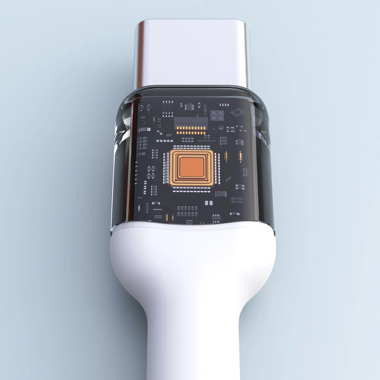USB-C - USB-C Dudao L9C Max adat- és töltőkábel, 240W, 2m, Fehér