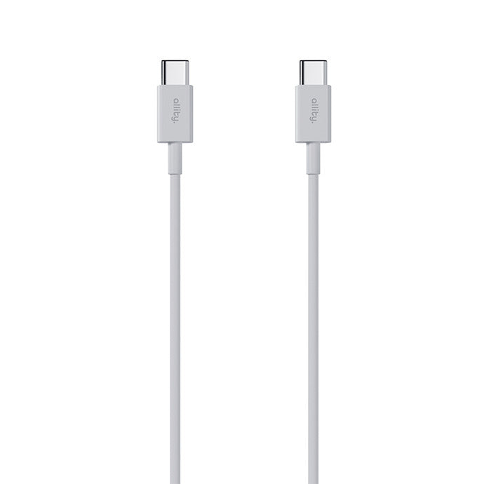 USB-C - USB-C adat- és töltőkábel Allity. AUC-03, 100W, 1m, Fehér