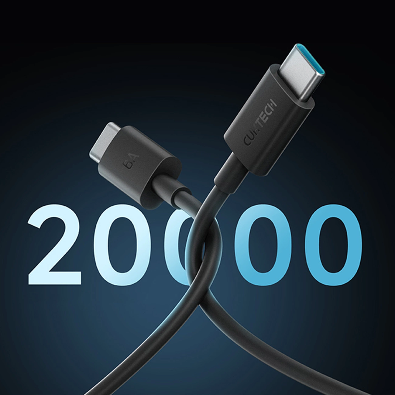USB-C - USB-C Cuktech adat- és töltőkábel, 240W, 1.5m, Fekete CKCTC615NCBK