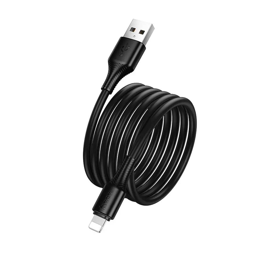 USB-A - Lightning adat- és töltőkábel HOCO X120, 18W, 1m, fekete