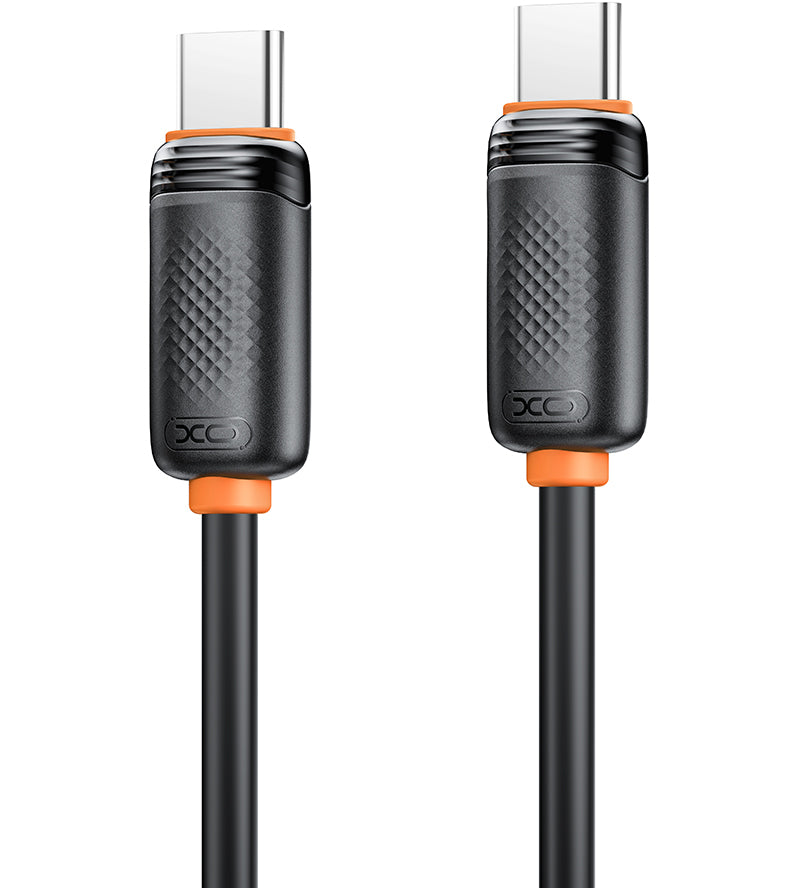 USB-C adat- és töltőkábel - USB-C XO Design NB-Q302B, 60W, 1m, Fekete