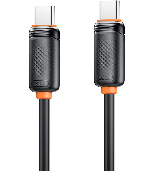 USB-C adat- és töltőkábel - USB-C XO Design NB-Q302B, 60W, 1m, Fekete