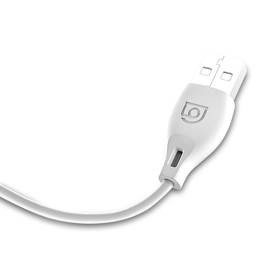 USB-A - Lightning Dudao L4L adat- és töltőkábel, 18W, 1m, fehér