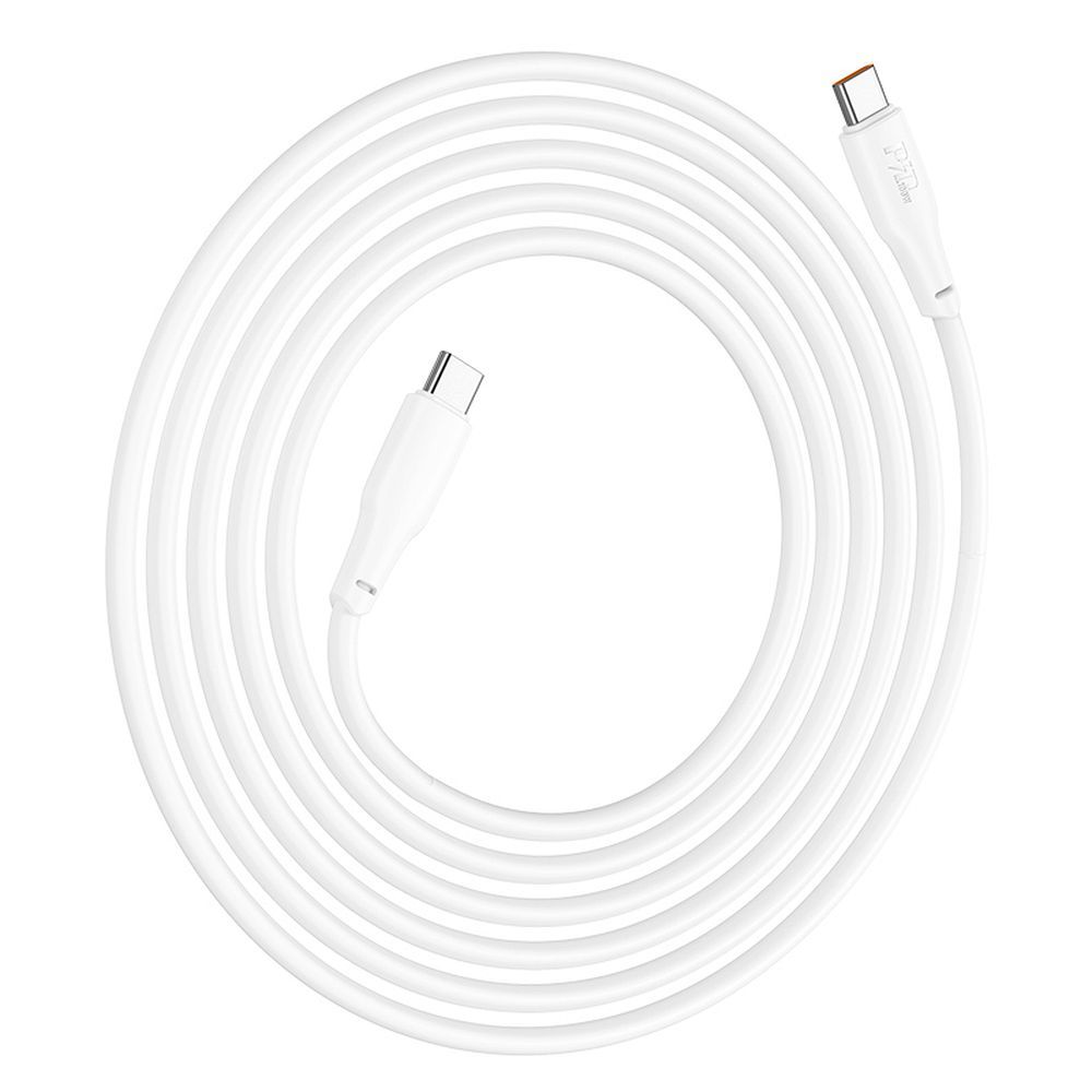USB-C adat- és töltőkábel - USB-C HOCO X93 USB-C, 100W, 2m, fehér