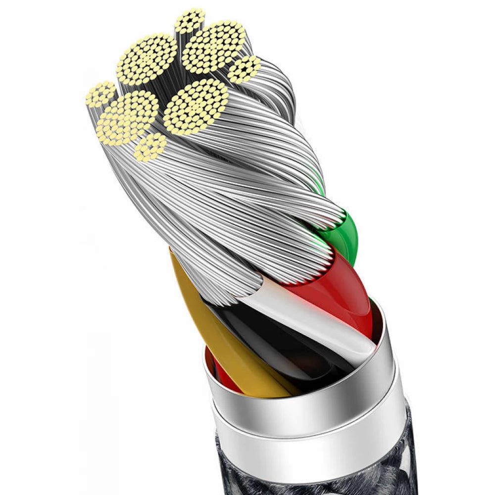 USB-A - USB-C adat- és töltőkábel Baseus Dynamic Series, 100W, 2m, szürke CALD000716