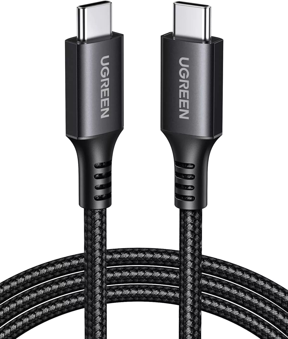 USB-C adat- és töltőkábel - USB-C UGREEN US567, 60W, 2m, szürke, szürke