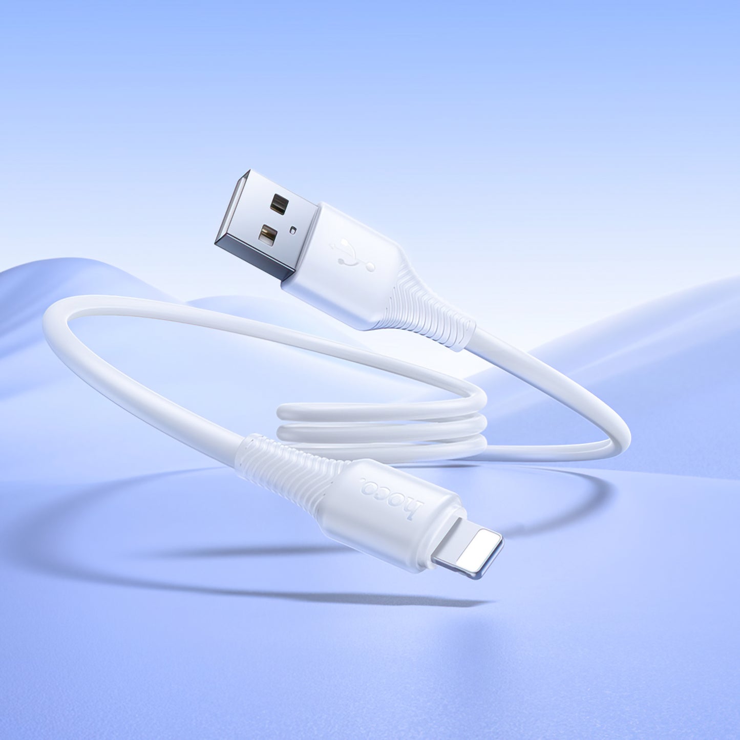 Adat- és Töltőkábel USB-A - Lightning HOCO X120, 18W, 1m, Fehér
