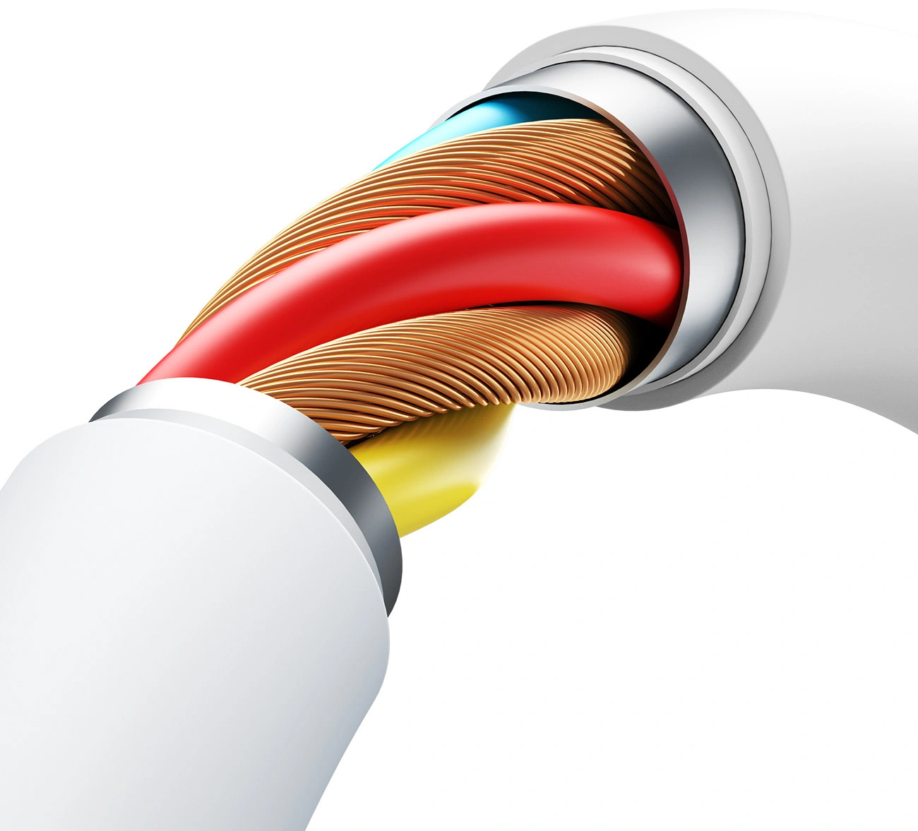 USB-C adat- és töltőkábel - USB-C Joyroom S-A62 Lively, 60W, 1,2m, fehér
