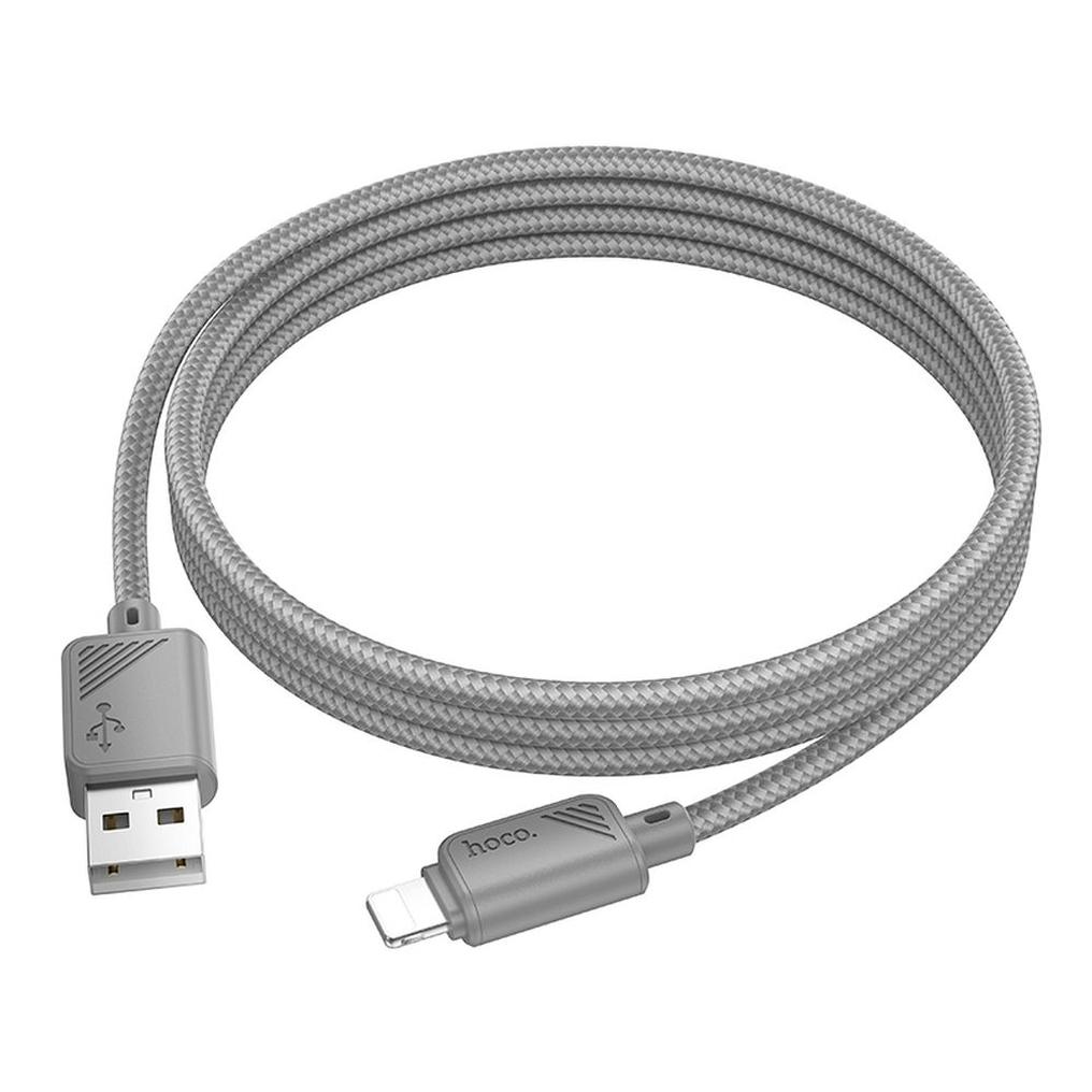 USB-A - Lightning adat- és töltőkábel HOCO X113, 18W, 1m, szürke