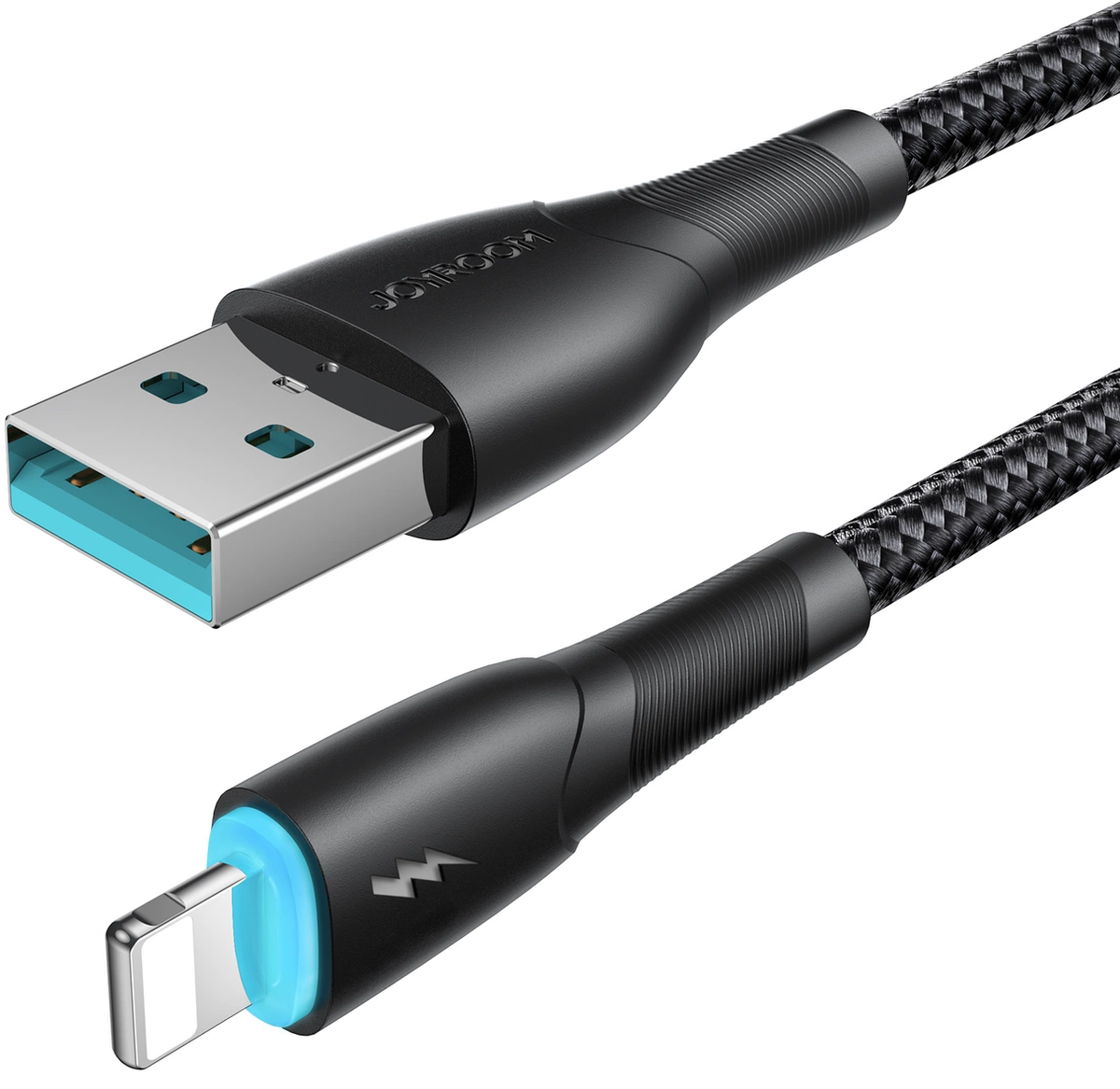 Joyroom S-A32 USB-A–Lightning adat- és töltőkábel, 18 W, 1 m, fekete