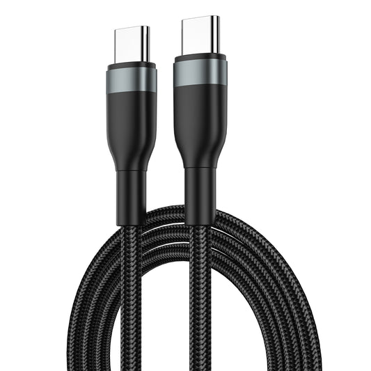 USB-C adat- és töltőkábel - USB-C WiWu Wi-C017, 100W, 1,2m, fekete