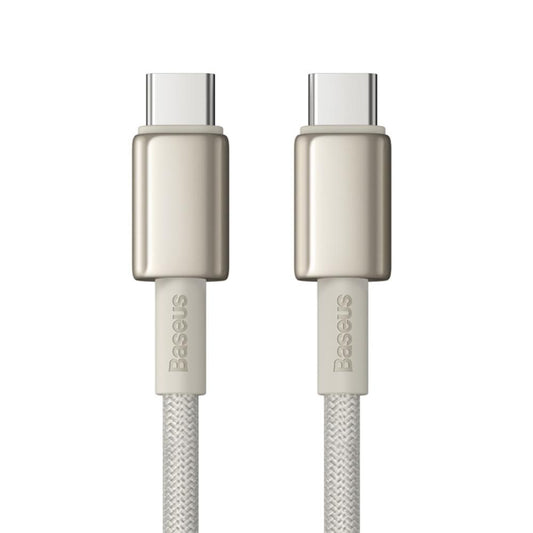 USB-C - USB-C Baseus Tungsten Gold adat- és töltőkábel, 100W, 1m, Arany P10319800G21-00