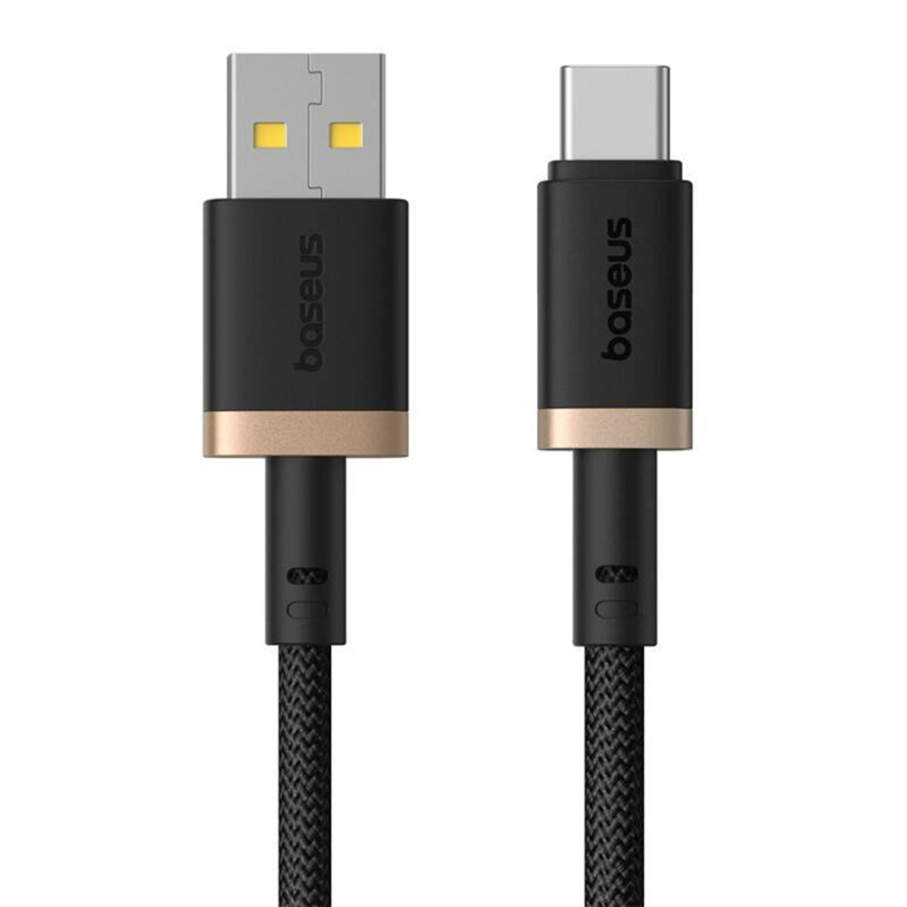 USB-A - USB-C Baseus Dura Series adat- és töltőkábel, 60W, 2m, Arany P10377802U01-02
