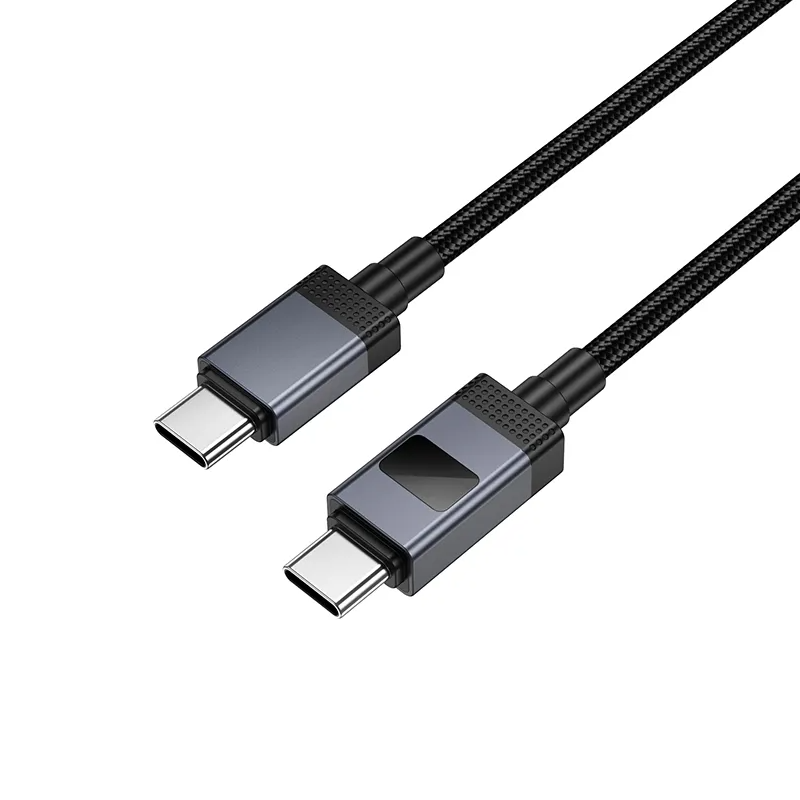 USB-C - USB-C HOCO X118 Display adat- és töltőkábel, 60W, 1m, Fekete