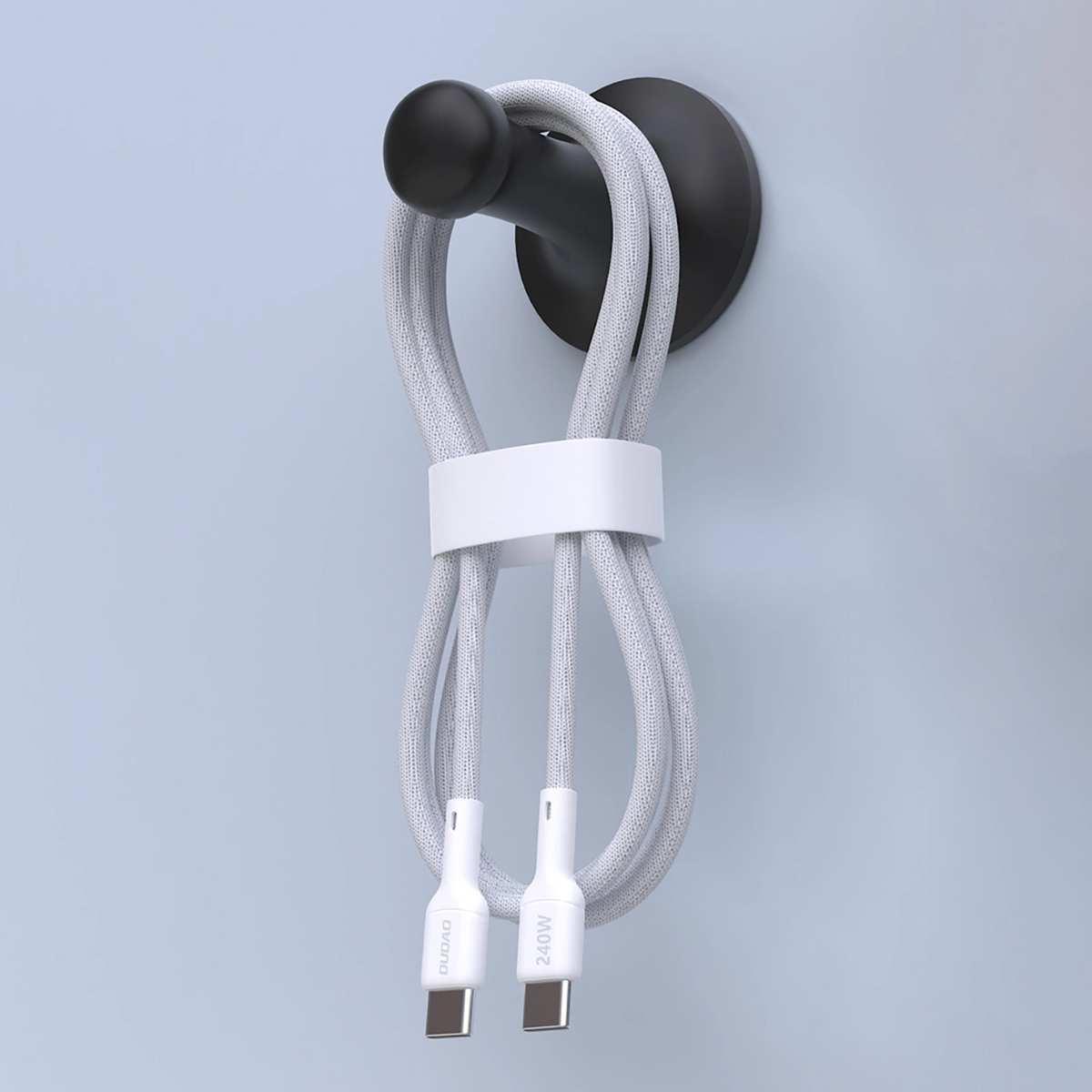 USB-C adat- és töltőkábel - USB-C Dudao L9C Max, 240W, 1,2m, fehér