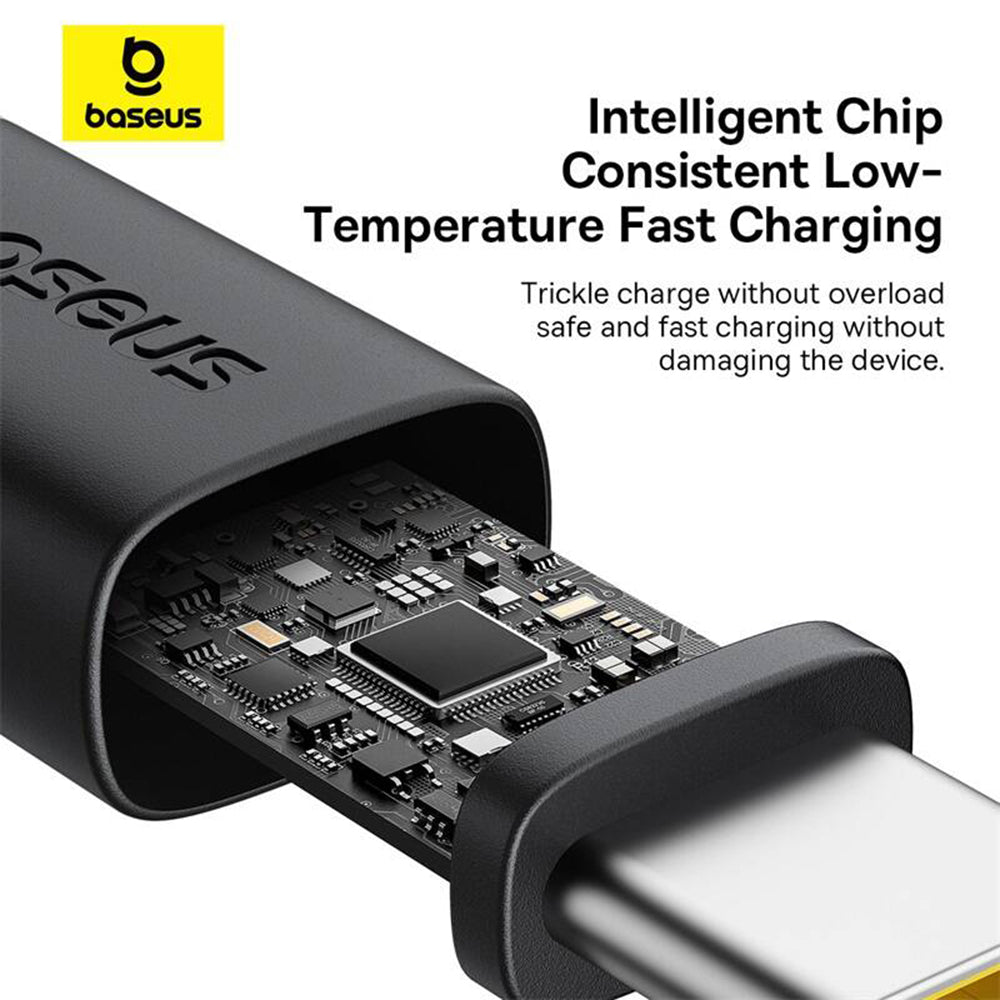 USB-A - USB-C Baseus Dura Series adat- és töltőkábel, 60W, 1m, Piros P10377802U01-01