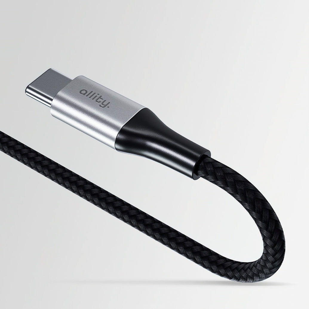 USB-C - USB-C adat- és töltőkábel Allity. AUC-01, 100W, 1m, Fekete