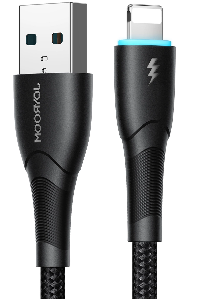 Joyroom S-A32 USB-A–Lightning adat- és töltőkábel, 18 W, 1 m, fekete