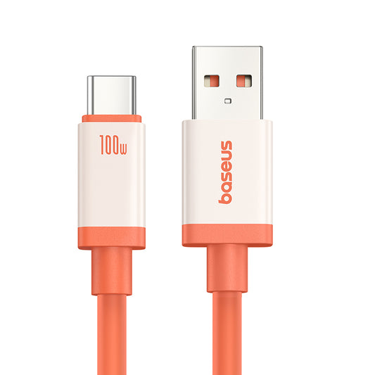 USB-A - USB-C Baseus Zero Degree Series adat- és töltőkábel, 100W, 2m, Piros