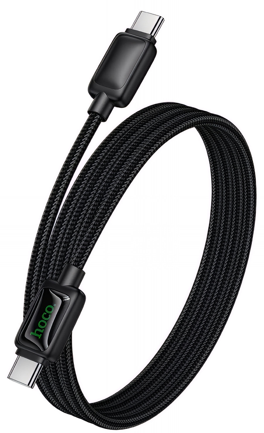 USB-C - USB-C HOCO U146 adat- és töltőkábel, 60W, 1.2m, Fekete