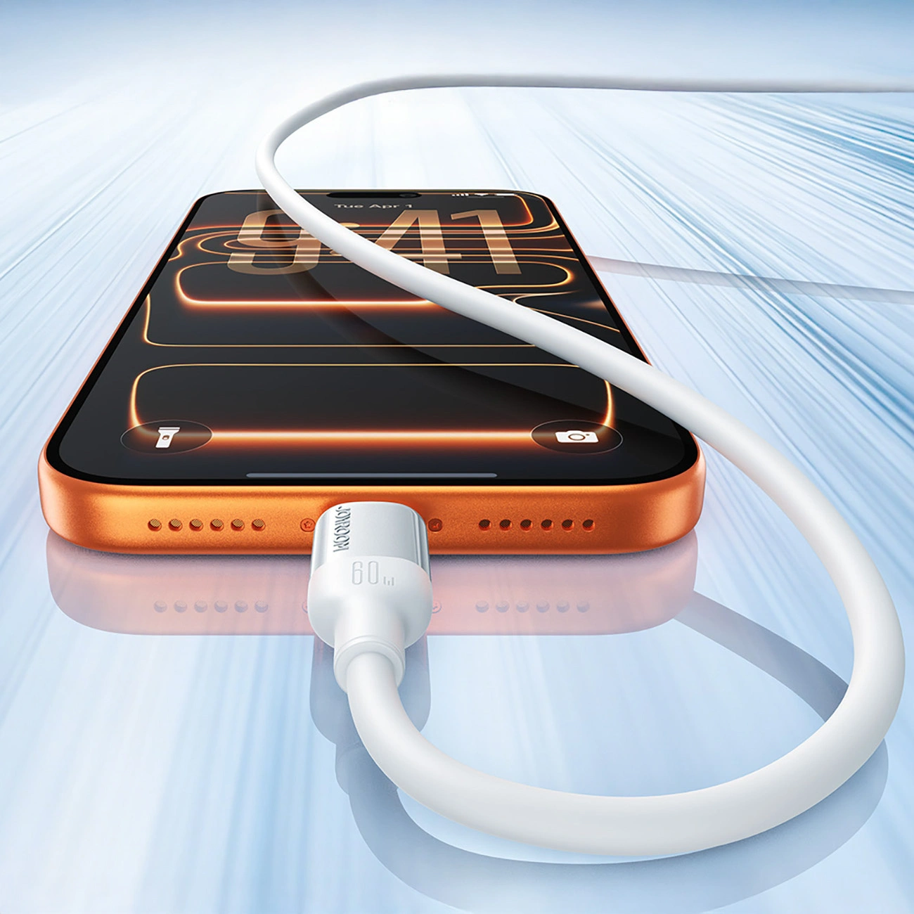 USB-A - USB-C adat- és töltőkábel Joyroom S-A62 Lively, 18W, 1,2m, fehér