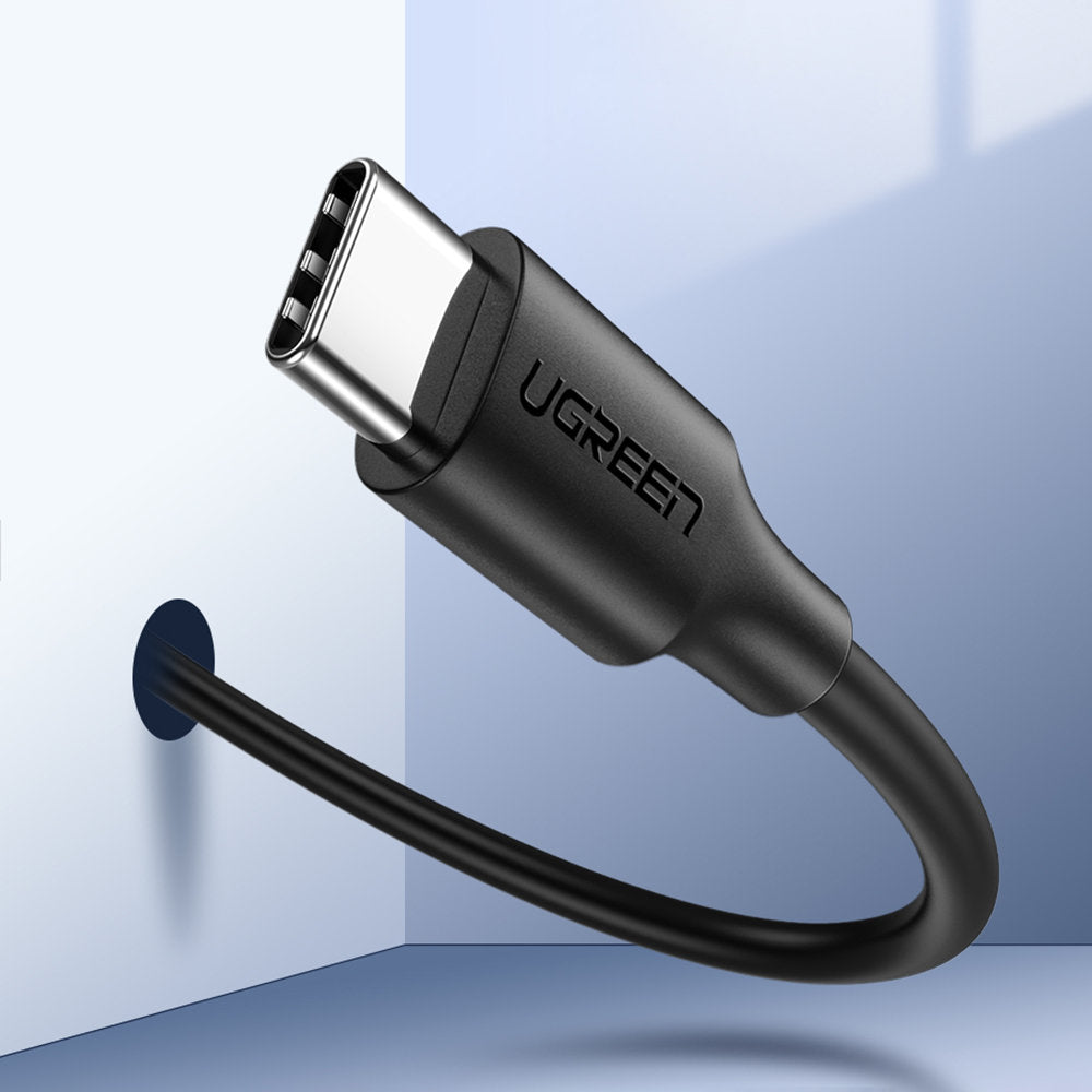 USB-C - USB-C UGREEN US286 adat- és töltőkábel, 60W, 1,5m, Fekete