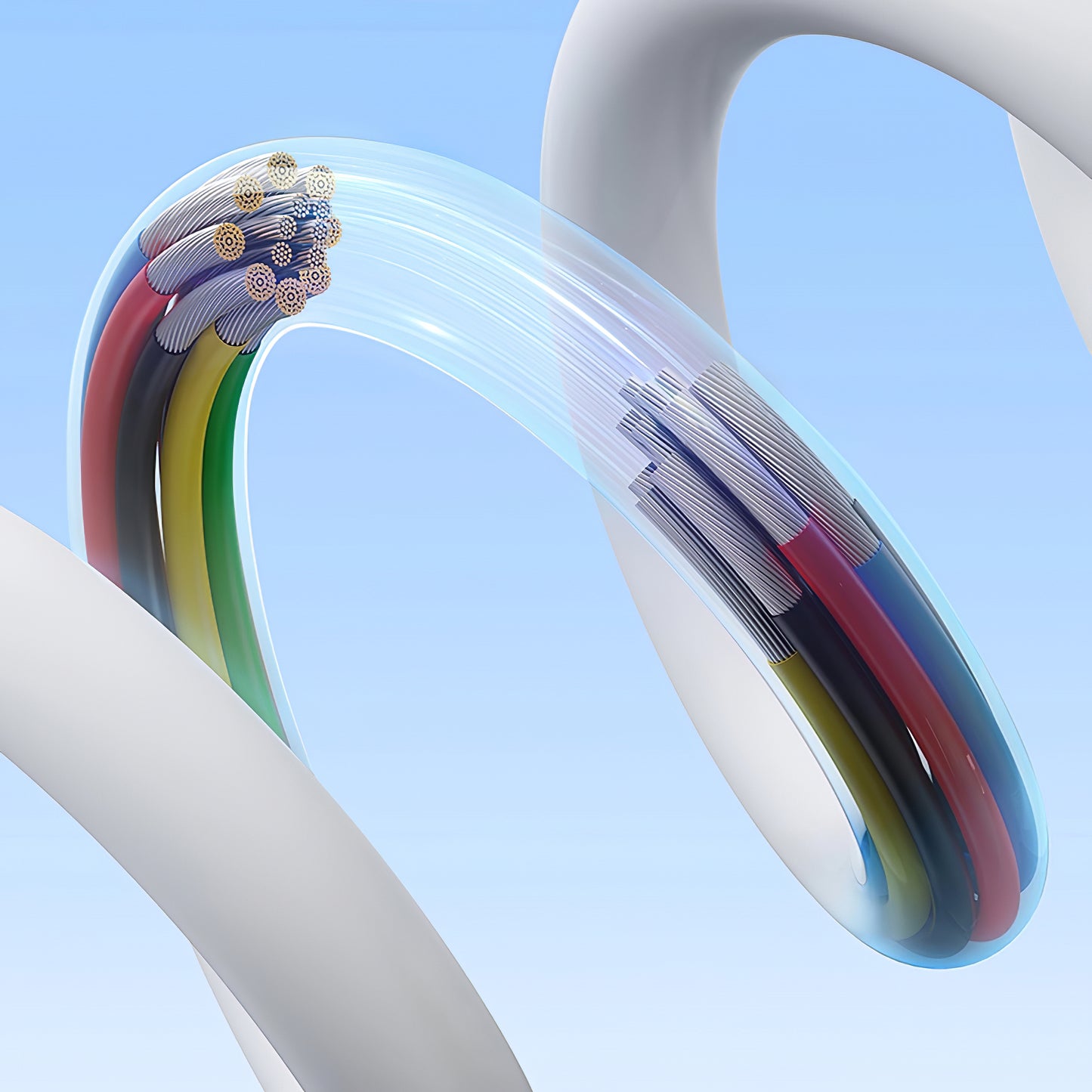 USB-C adat- és töltőkábel - USB-C Baseus Superior Series 2, 240W, 1m, fehér P10365200211-02