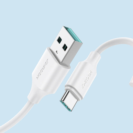 USB-A - USB-C Joyroom S-A9 adat- és töltőkábel, 20W, 1m, Fehér