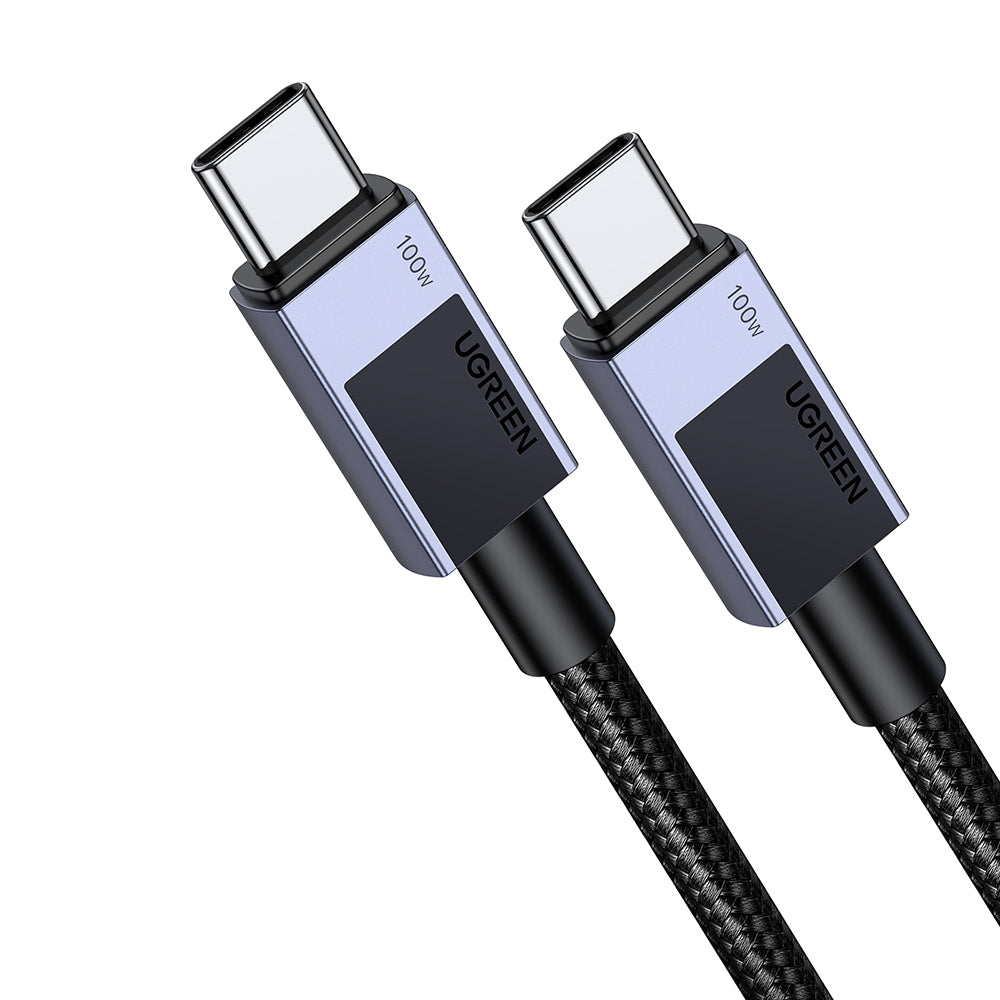 USB-C - USB-C adat- és töltőkábel UGREEN L512, 100W, 3m, szürke