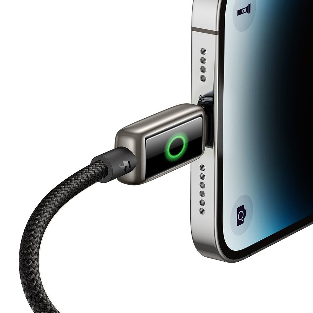 USB-A to Lightning McDodo CA-6590 Data and Charging Cable, Auto Power Off, 18W, 1.2m, Black
