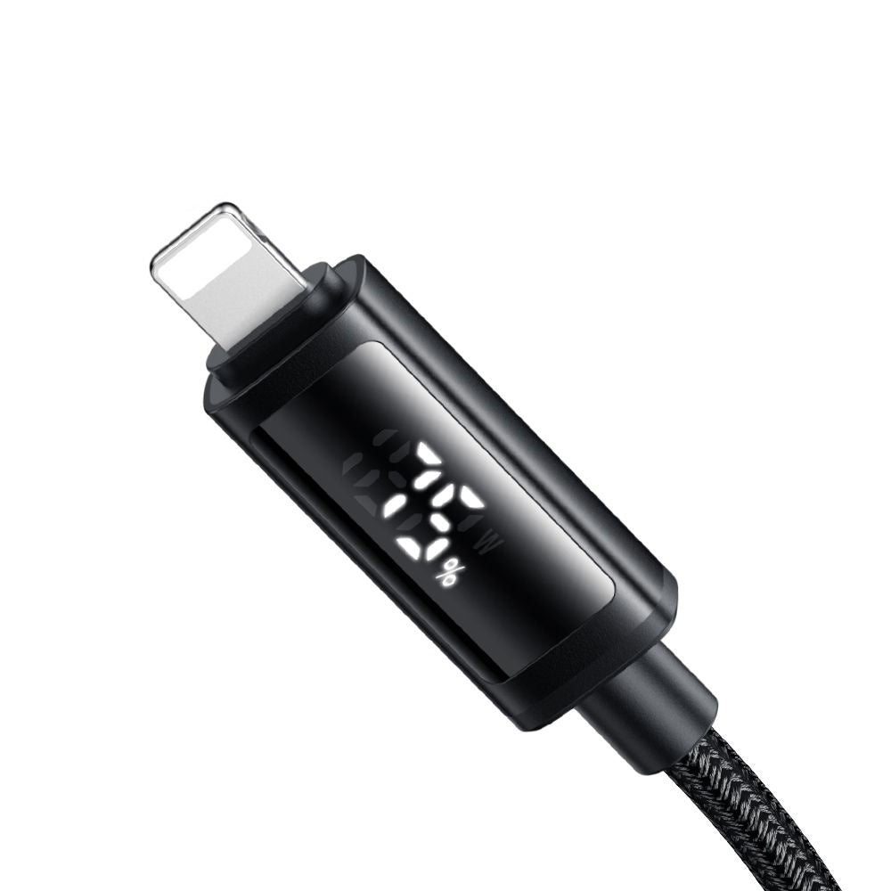 USB-A - Lightning McDodo CA-7970 Display adat- és töltőkábel, 18W, 1.2m, Fekete